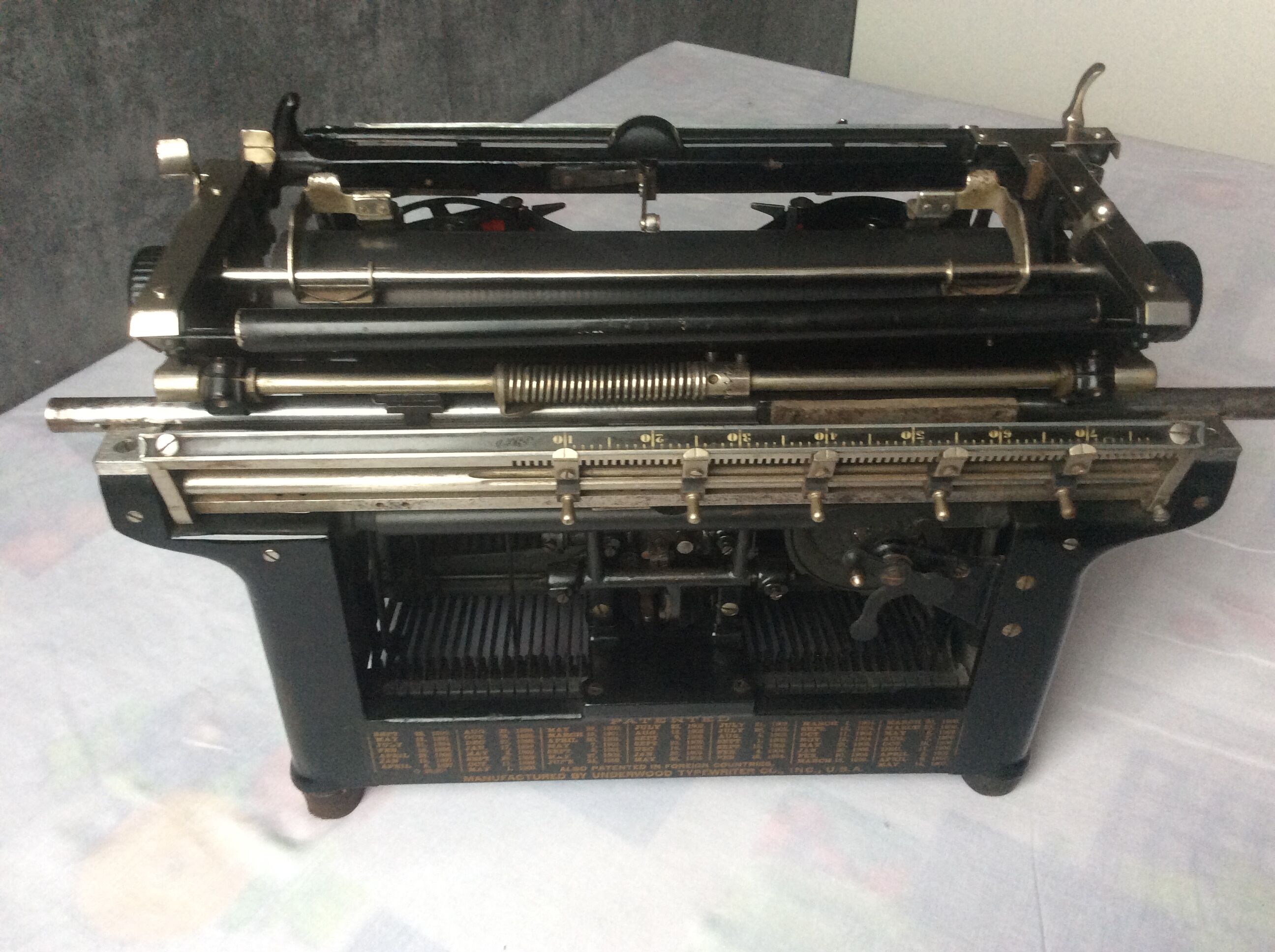 Old Underwood typewriter