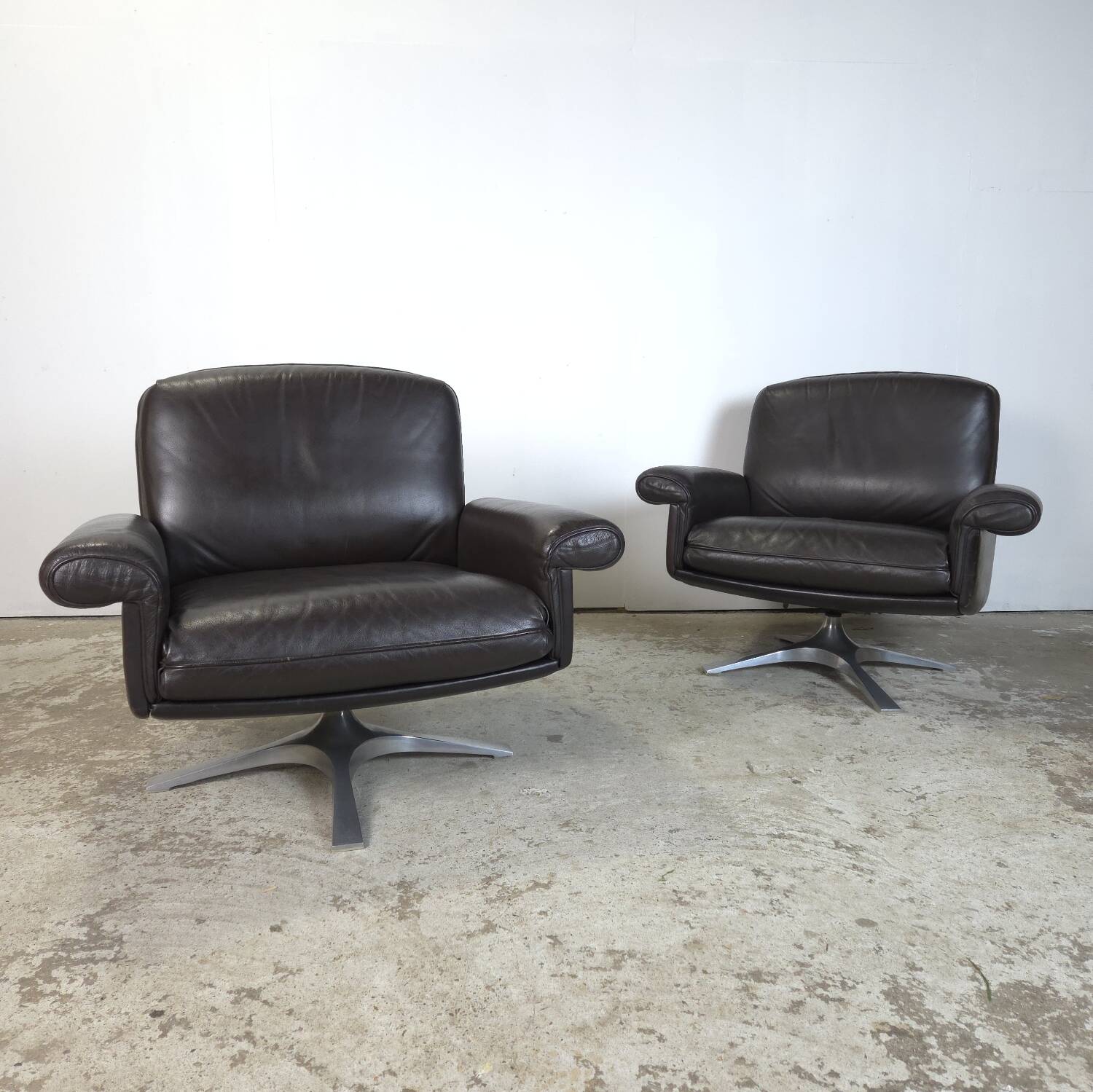 Vintage 1960s De Sede DS-31 leather lounge chair