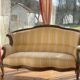 Elegant Louis XV style basket sofa