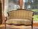 Elegant Louis XV style basket sofa