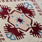 2x7 Oushak Sky Blue Runner Rug, 77x226Cm