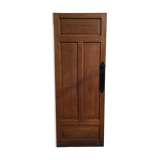 old oak sanitary door of the bank of France