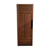 old oak sanitary door of the bank of France