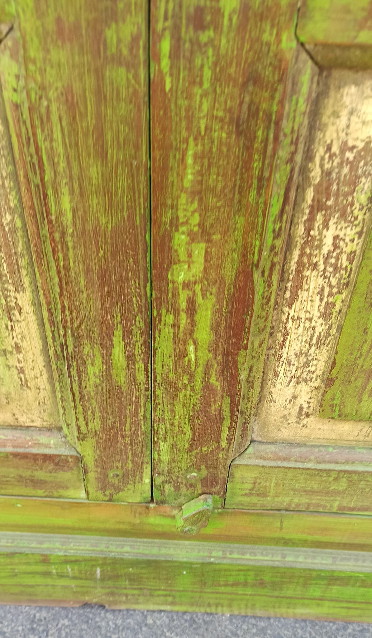 Wooden glass cabinet