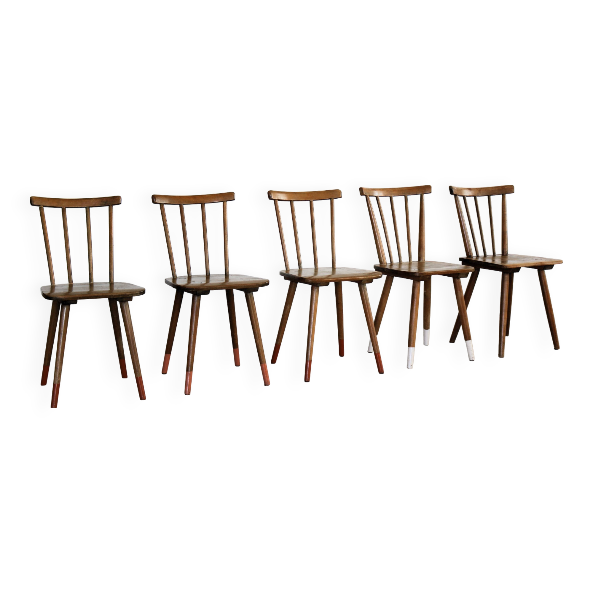 ensemble de six chaises de salle à manger