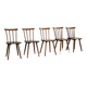ensemble de six chaises de salle à manger