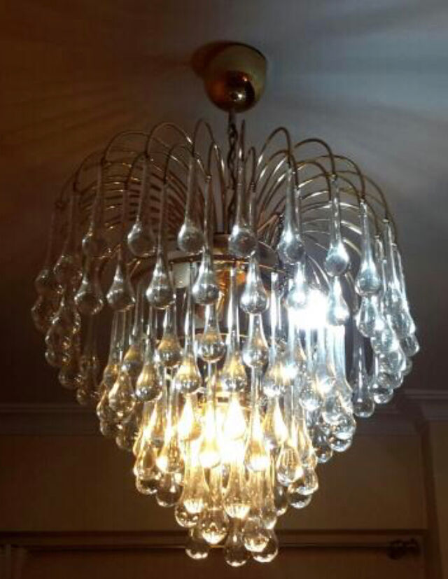 Chandelier Paolo Venini Drops