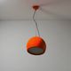 Suspension Orange Pallade par Artemide, icône du design de l'ère spatiale