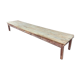 Raw wood coffee table