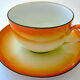 Art-deco bohemian porcelain tea or coffee