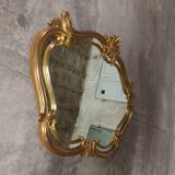 Old gilded wood mirror