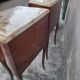 Paire de chevets style Louis XV en Marqueterie