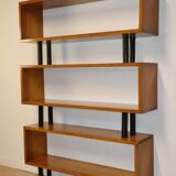 Vintage shelf with modular wooden boxes, 1960s