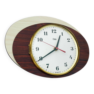 Double ellipse formica wall clock France