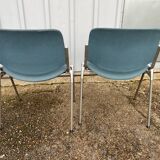 Pair of chairs by G. Piretti for Castelli