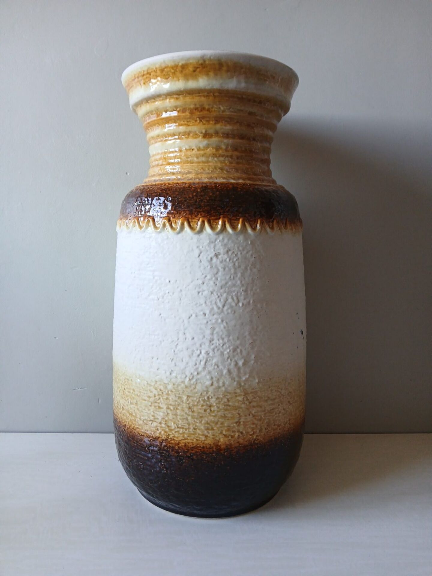 Large floor vase Uebelacker Ü-Keramik 1468/50 – West Germany – years