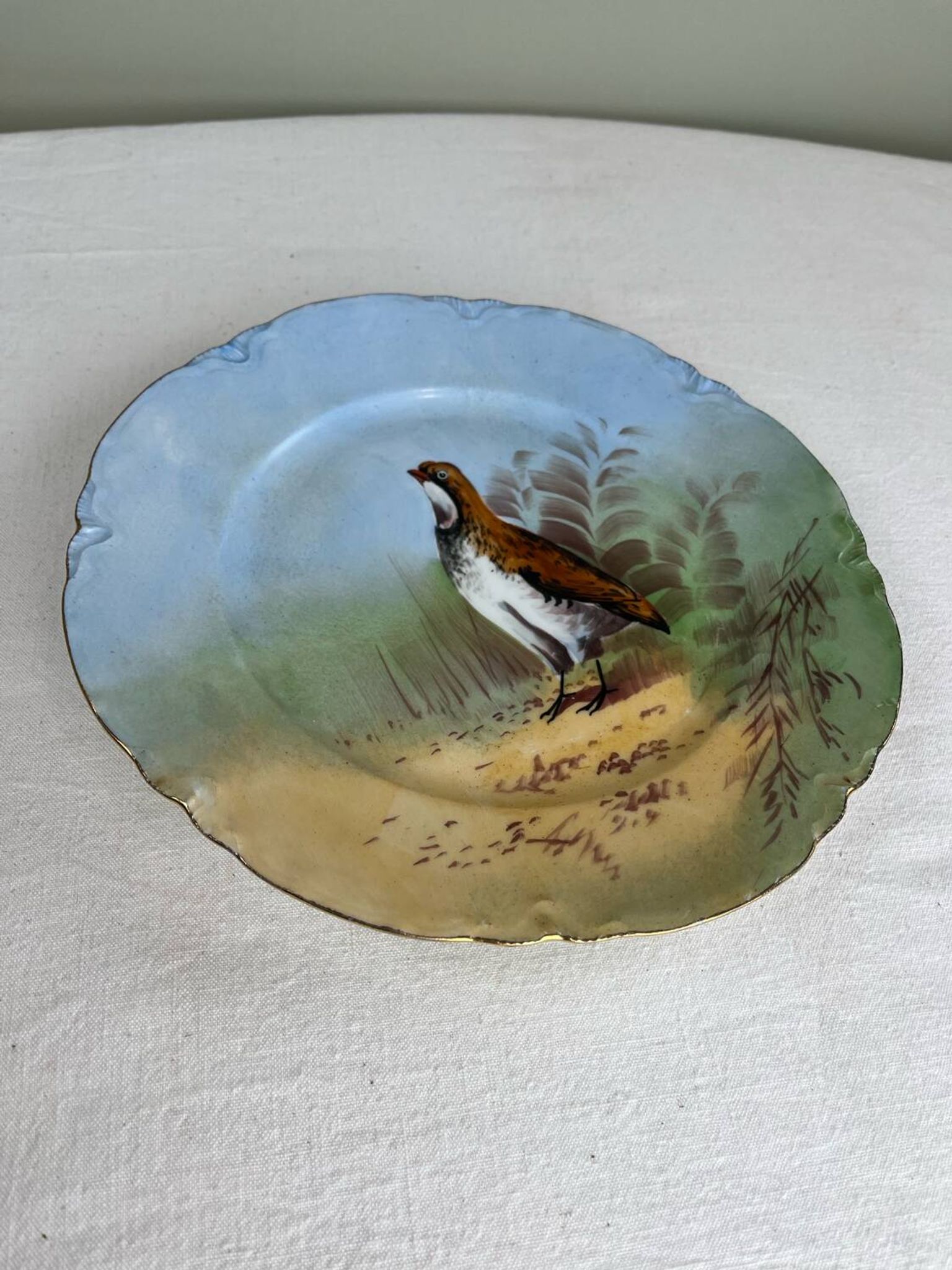 Antique decorative plate