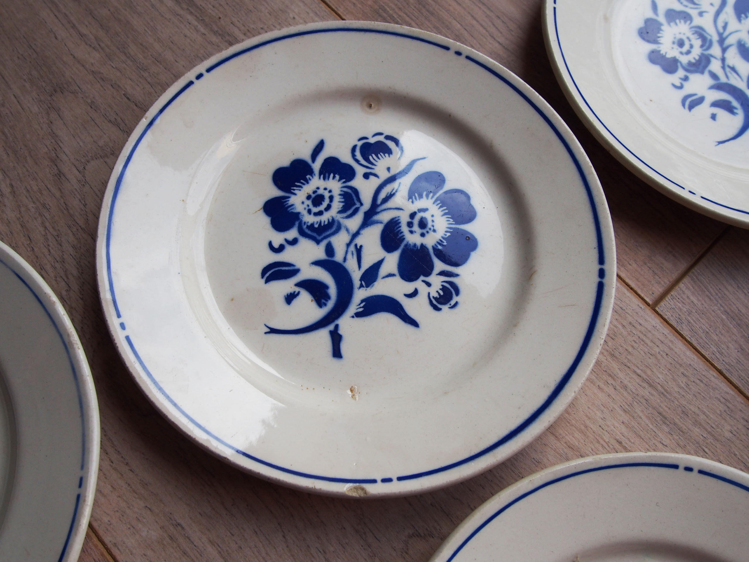 6 Badonviller dessert plates