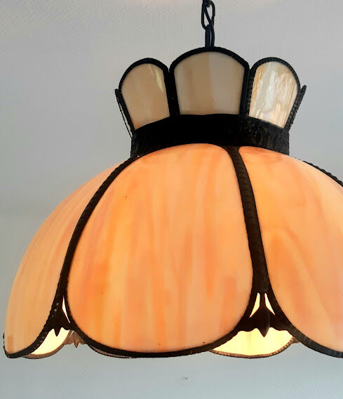 Tiffany suspension art deco glass paste