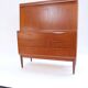 Torvits secretary in teak, retro vintage Danish style from the 1960s.