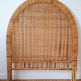 Rattan and wicker headboard