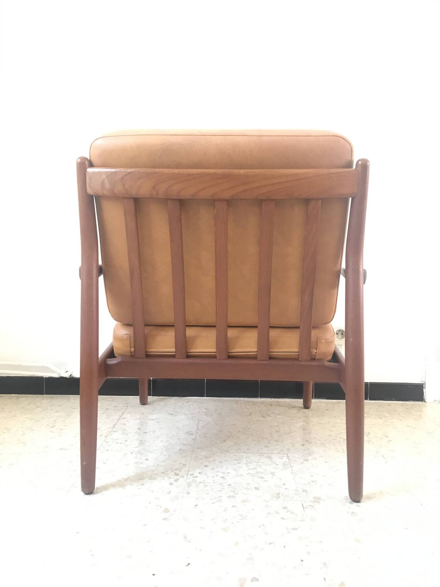 Scandinavian teak armchair by Svend Aage Eriksen for Glostrup vintage 60s