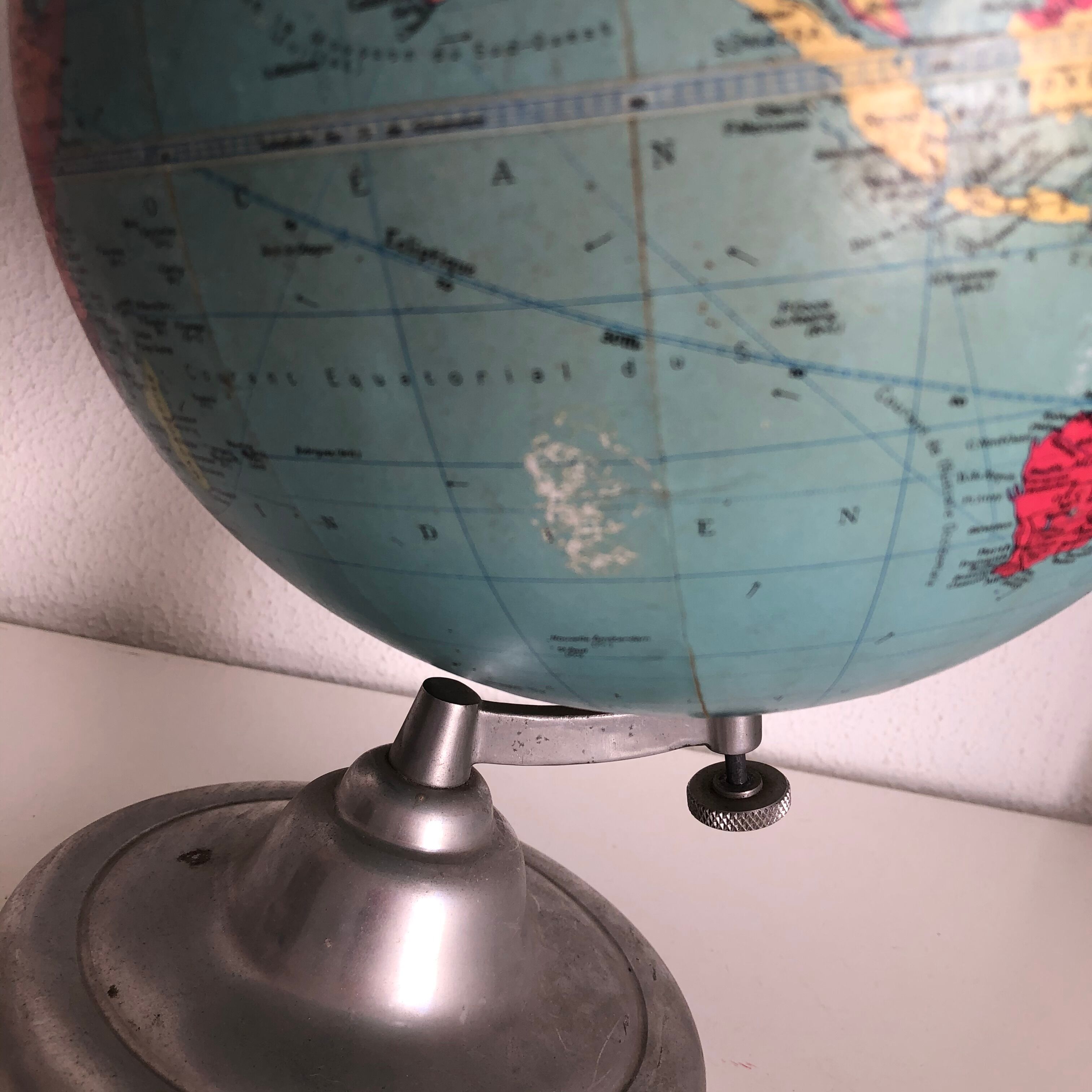 Vintage Taride Tripod Globe 1961 - 37 cm