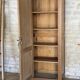 Restored solid oak bonnetière wardrobe