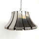 Mid-century steel suspension lamp by E. Martinelli for Martinelli Luce