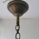 Opaline pendant light with blue decor – 1950/60