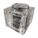 Briquet en verre décor incrusté design années 70