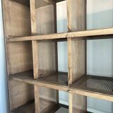 Postal sorting furniture with stool