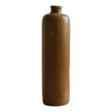 Decorative bottle in glazed stoneware.