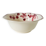 Large Badonviller salad bowl, Tamarista model, 1940