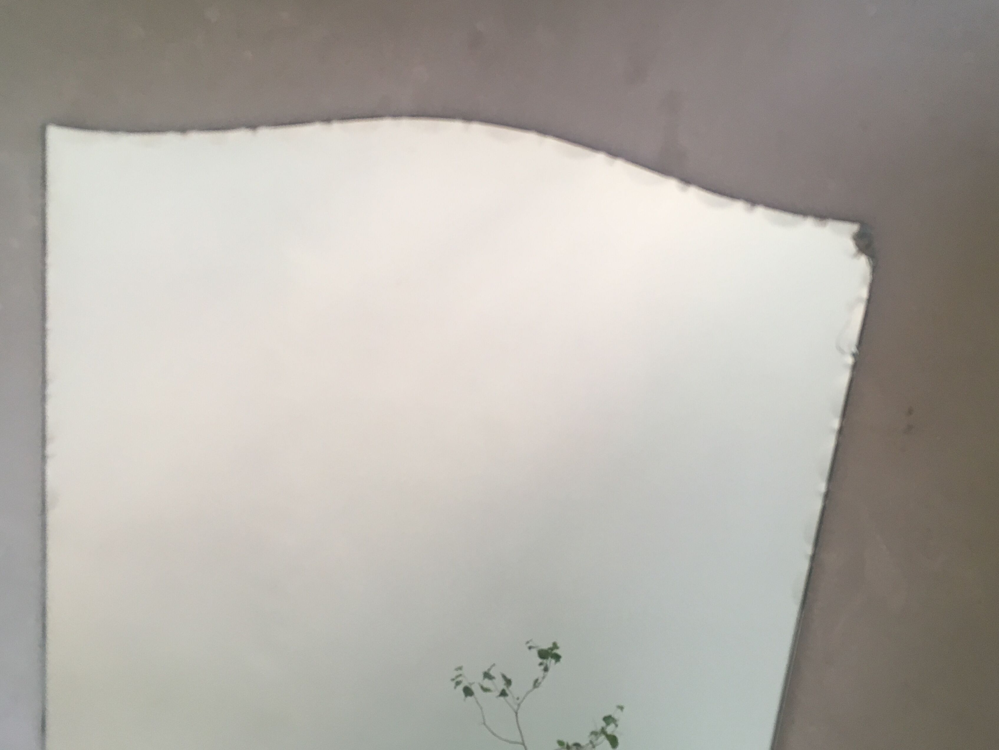 Old foot mirror 141x48 cm