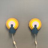Set of wall lamps from Danish Lyskær, produced in the 80s