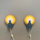 Set of wall lamps from Danish Lyskær, produced in the 80s