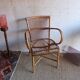 Vintage rattan armchair