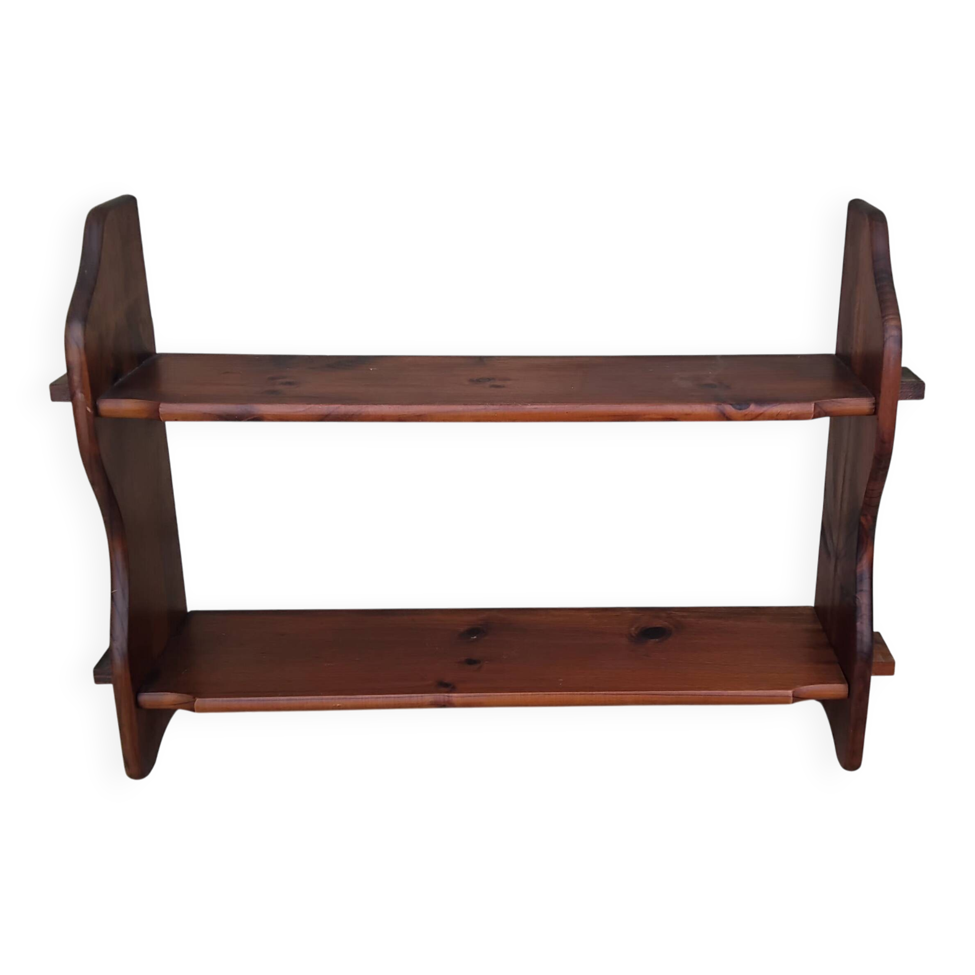 Antique wooden wall shelf