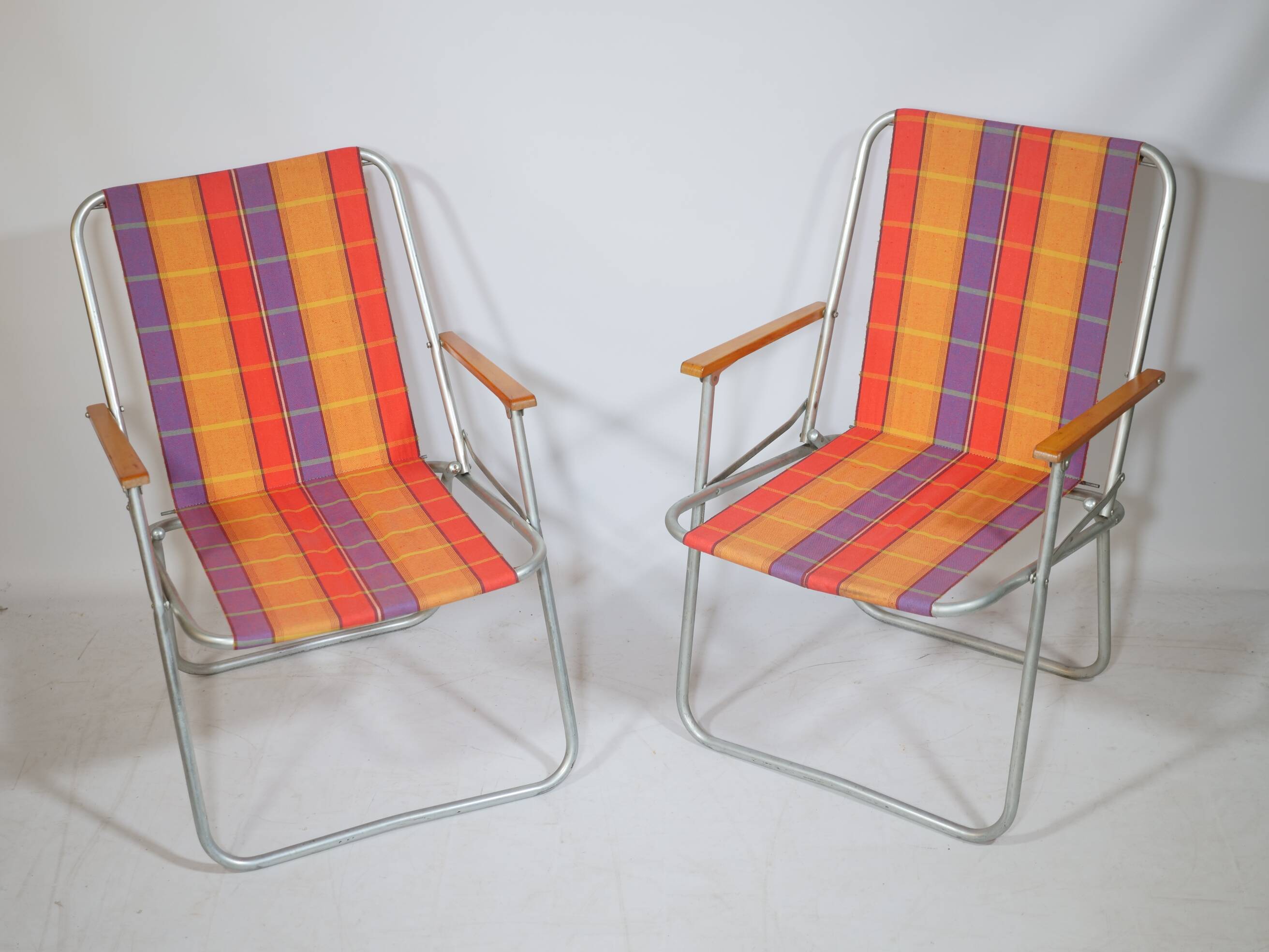 1960s Vintage Folding Camping Chairs