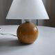 Solid wood ball lamp 1960