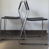 Pair of ikea "scoubidou" chairs 1990