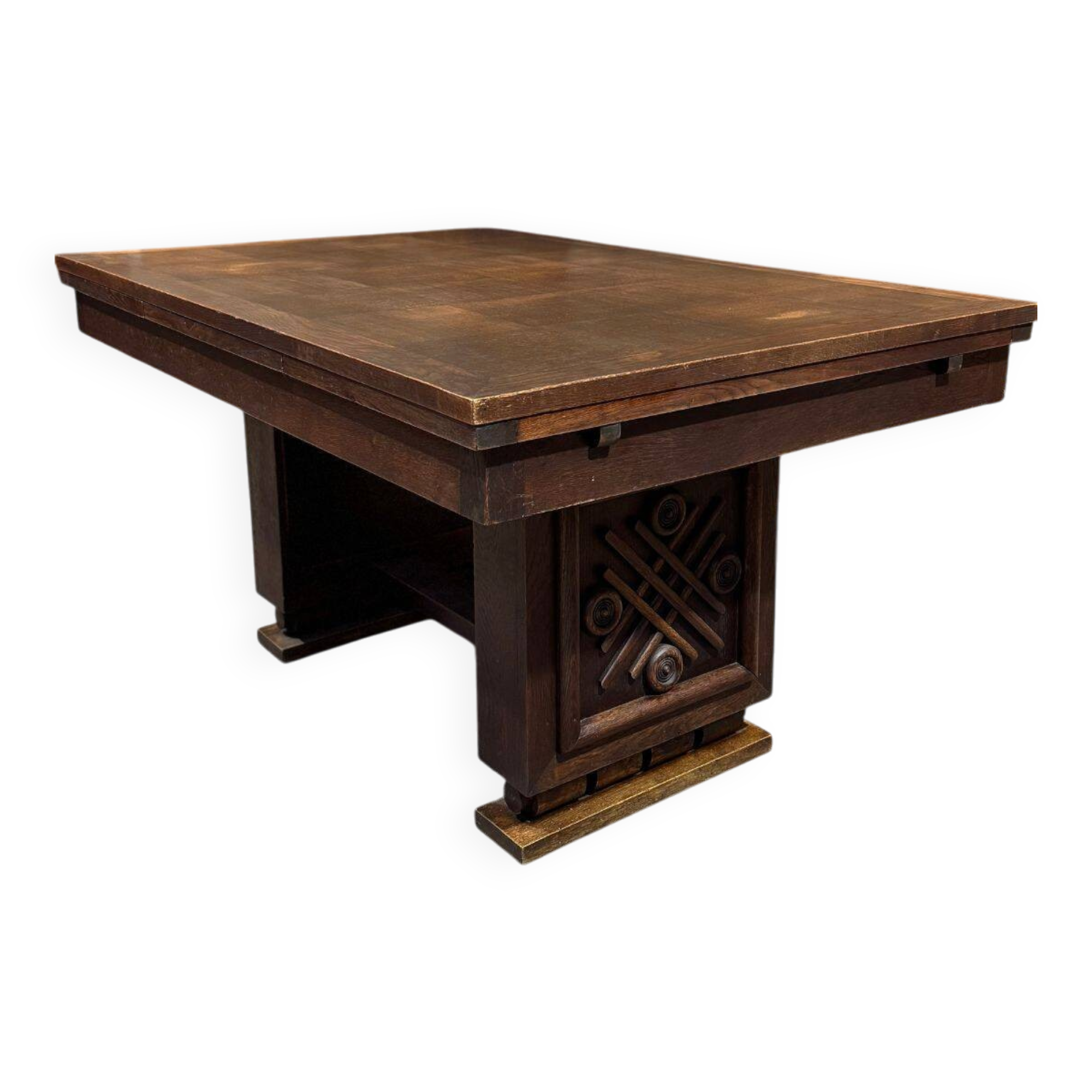 Art Deco oak table - Modernist design 1940