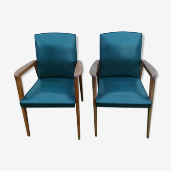 Pair of armchairs years 1960