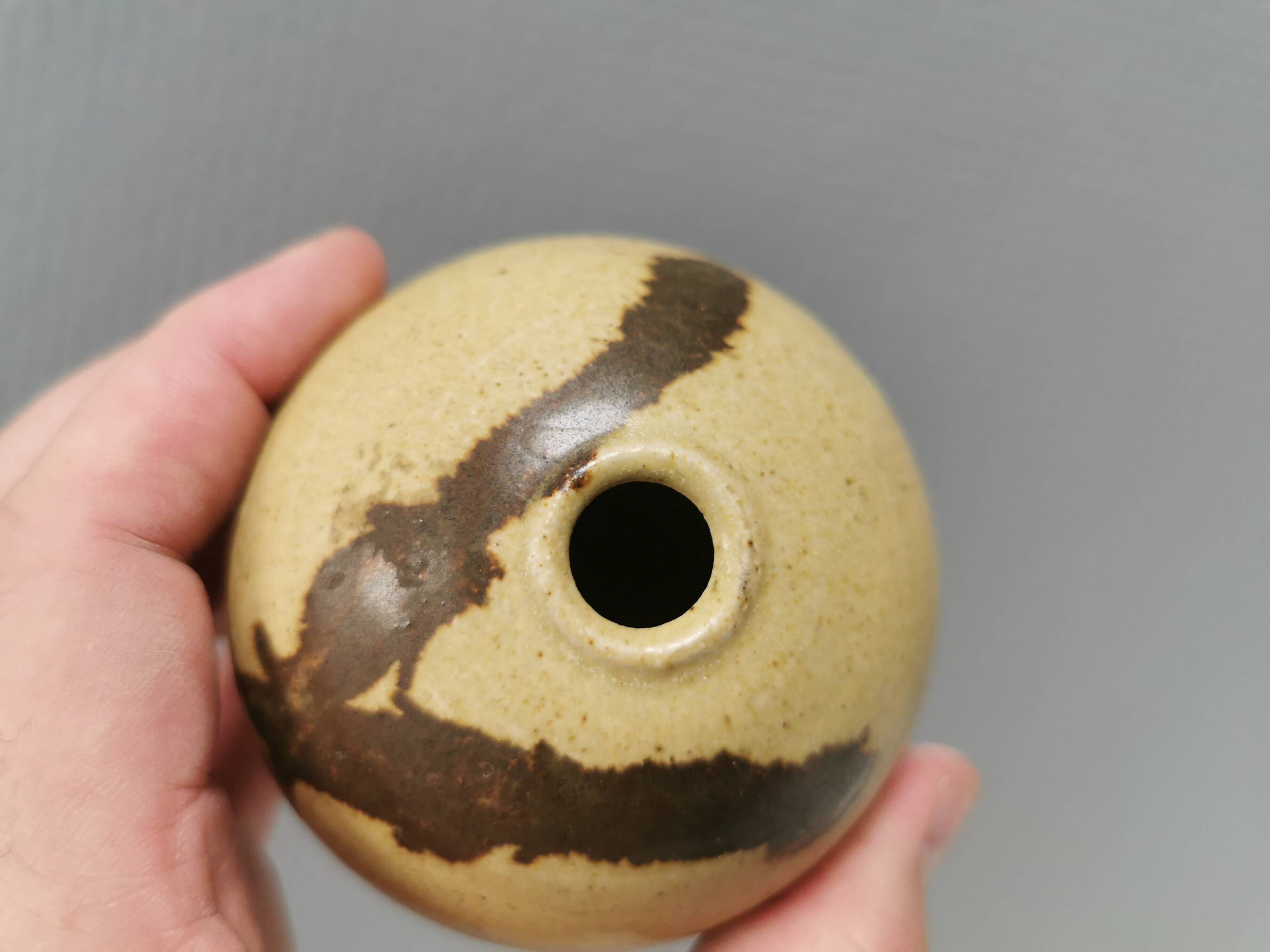 Miniature ceramic vase from the 1970s-1980s, Denmark.
