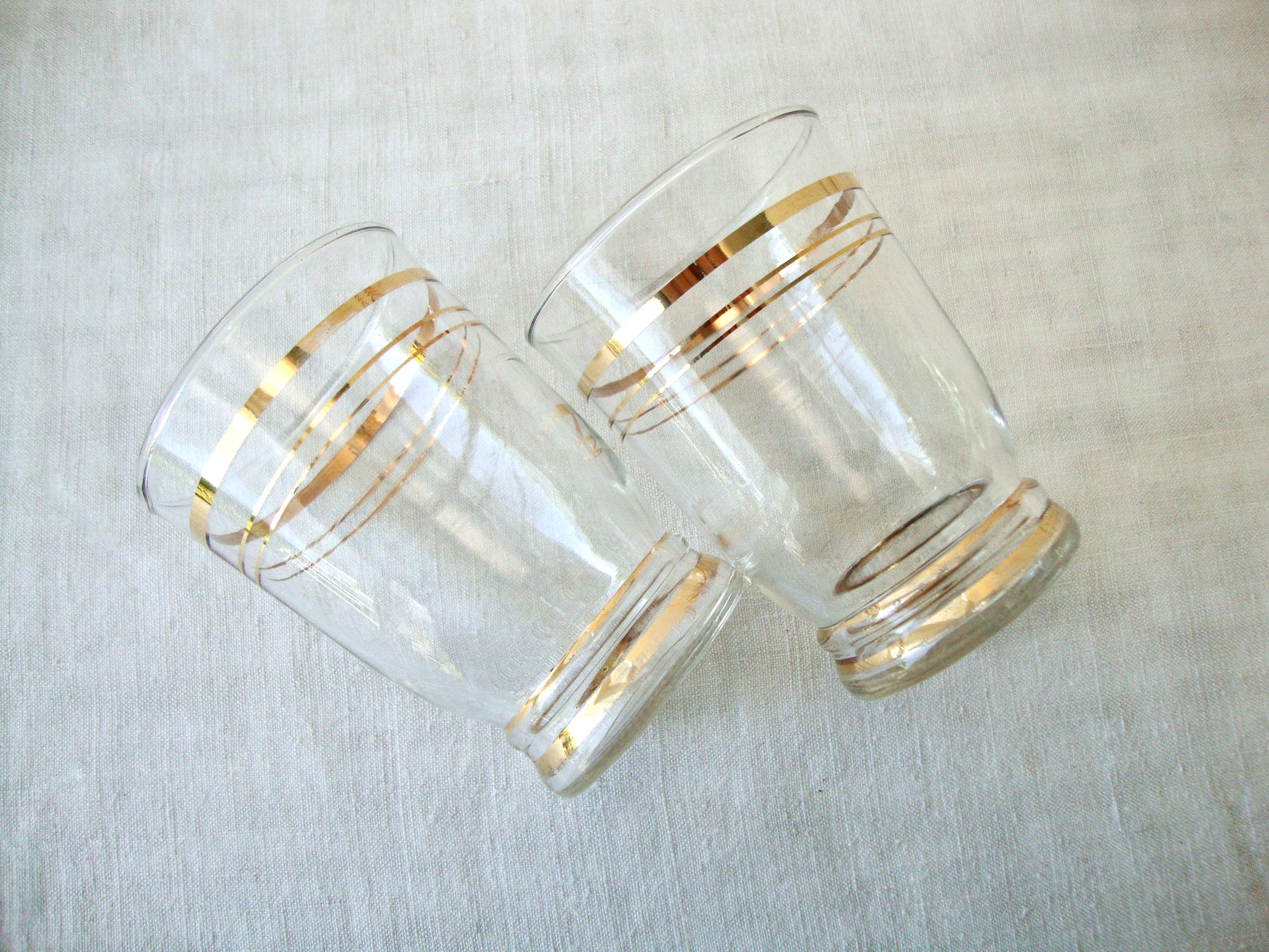 Set of 6 vintage water glasses