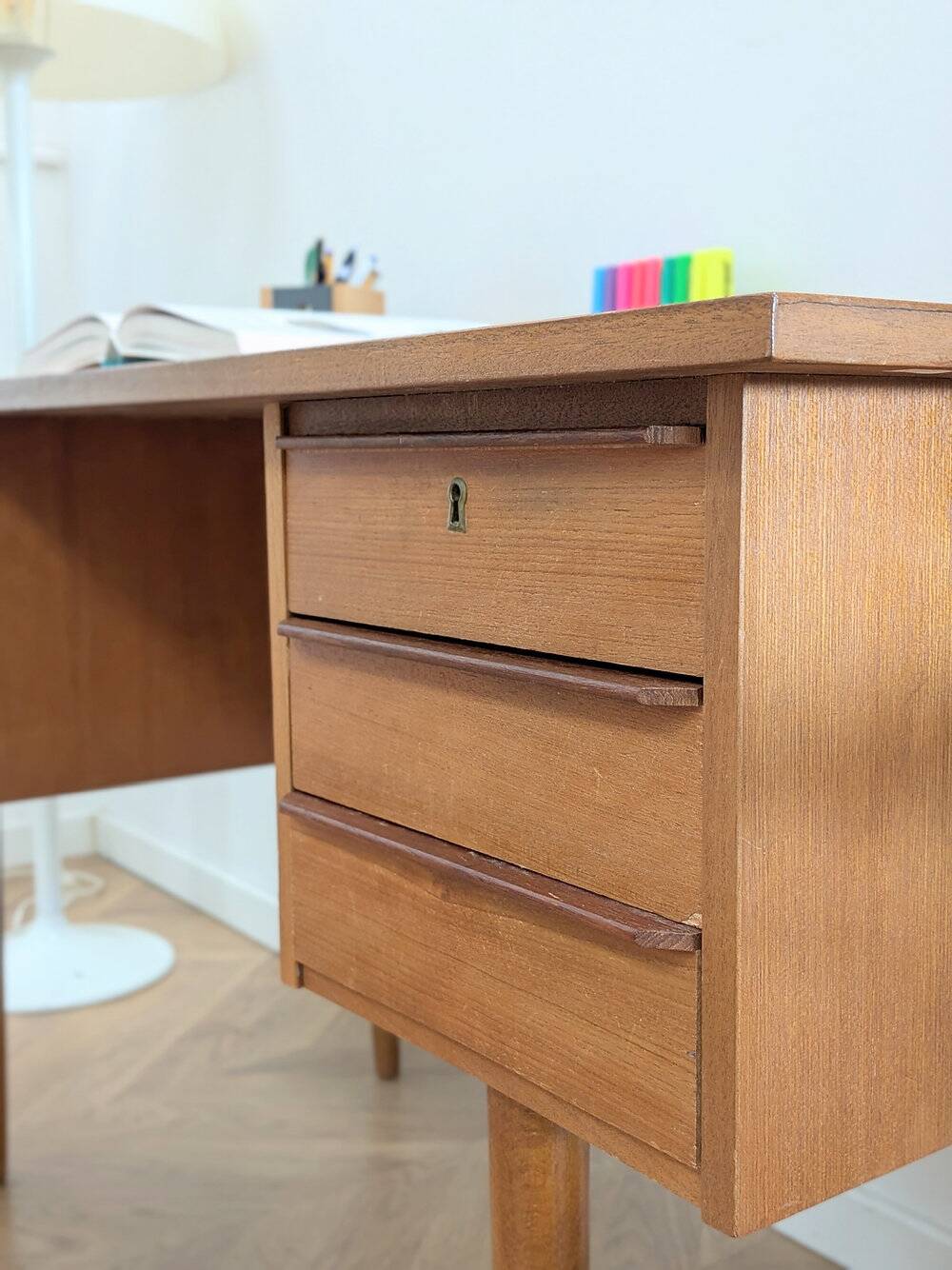 Vintage Danish teak desk