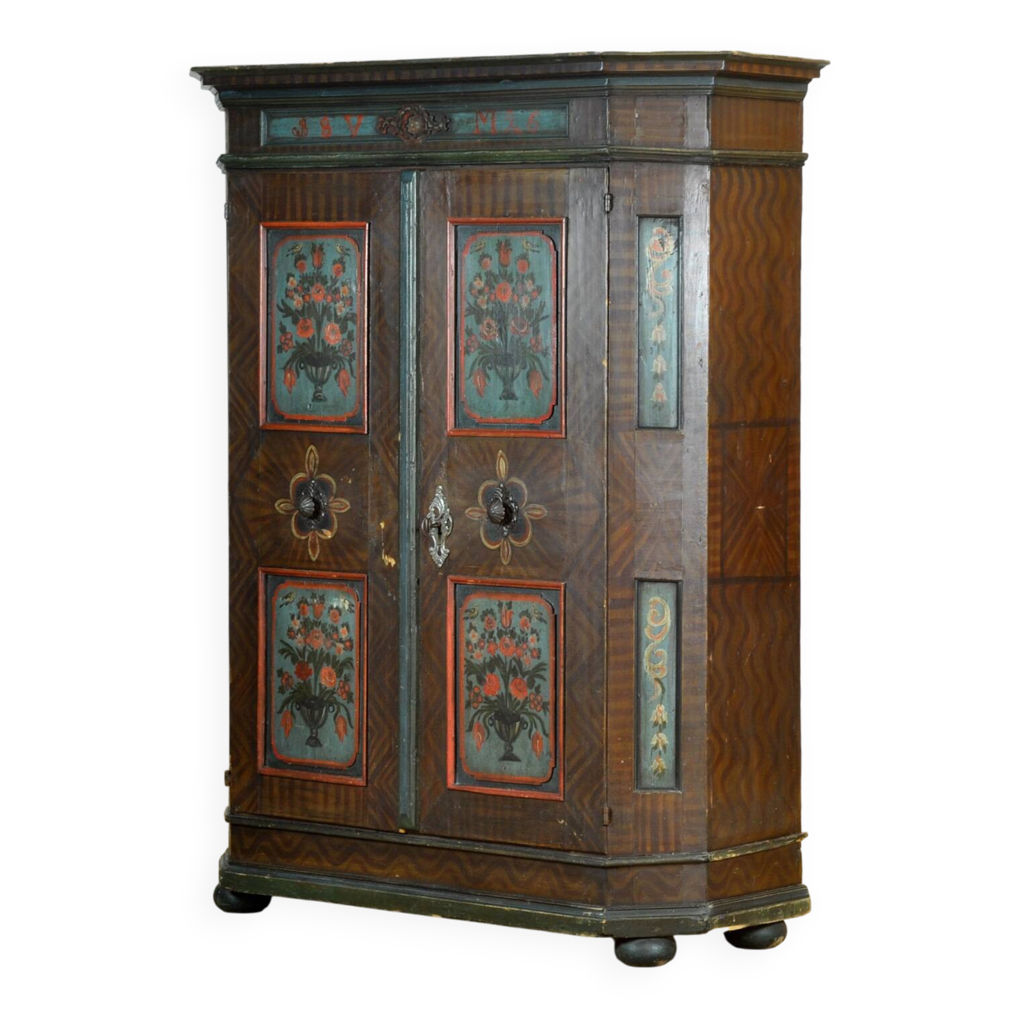 Armoire de mariée allemande, 1826