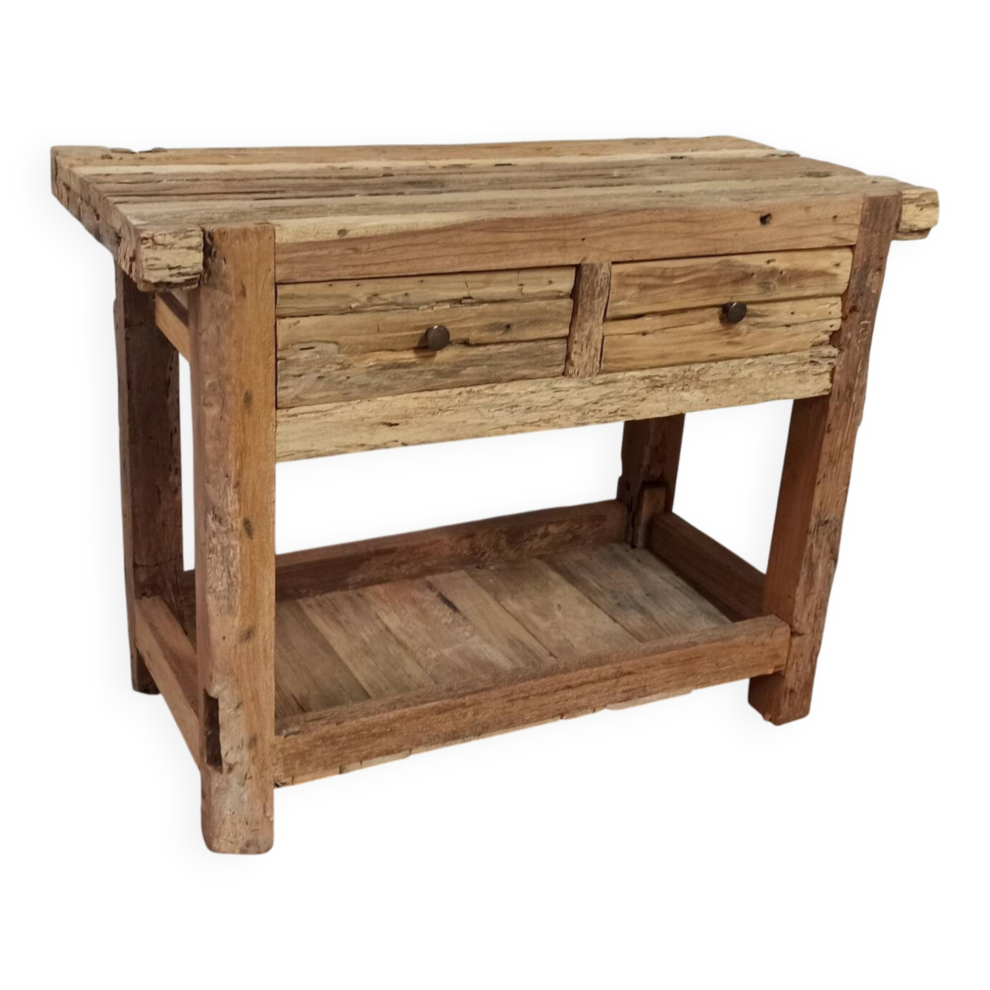 Small wooden console