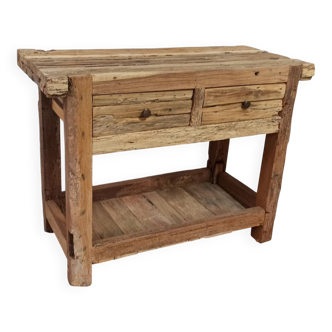 Small wooden console
